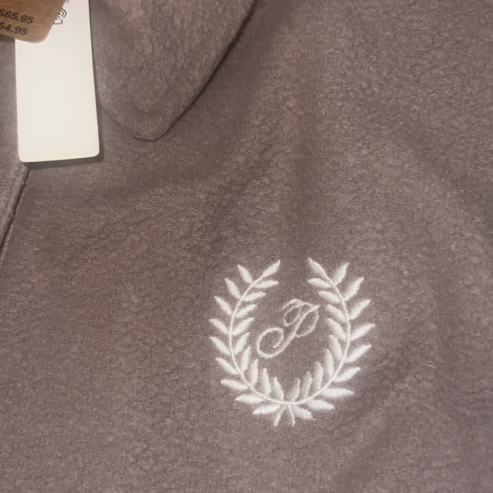 Pink Reverse Cropped Polo Sweatshirt - Picture 4 of 5